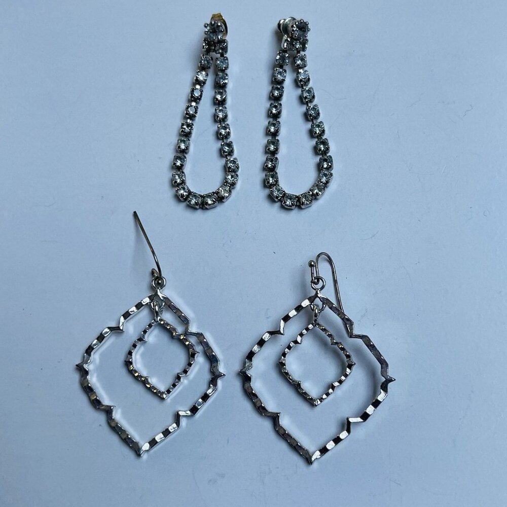 Fashion‎ Metal Hammered Dangling Statement Earrings Party Festive Wedding